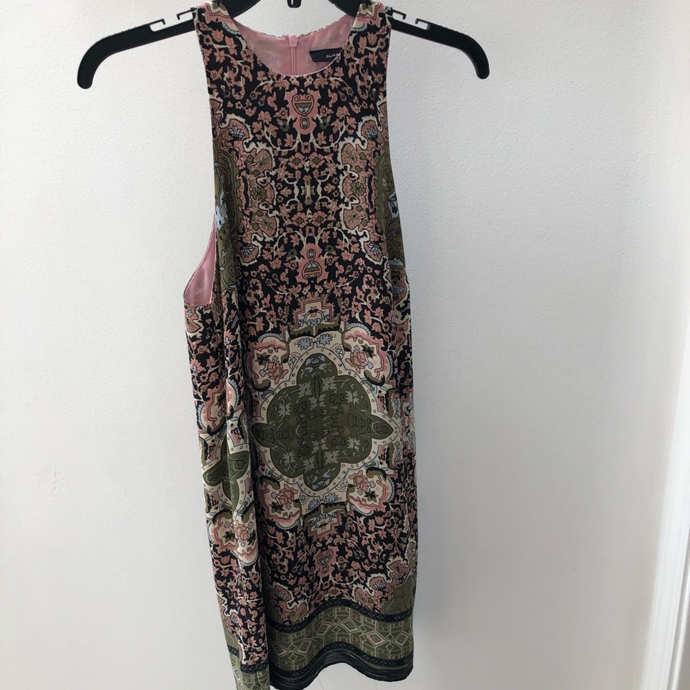 Olivaceous Boho Sleeveless Dress